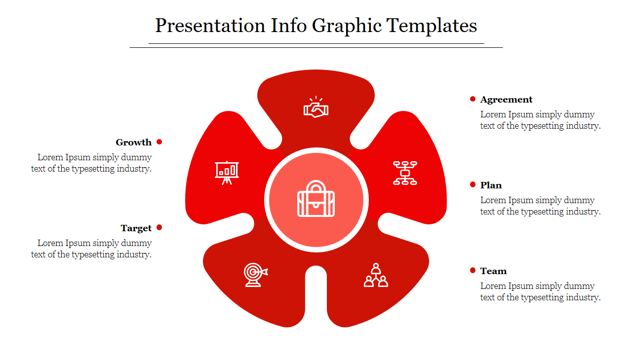 Attractive Presentation Info Graphic Templates For Slides